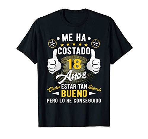 Regalo 18 cumpleaños hombres mujeres 18 años Camiseta