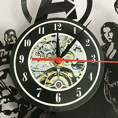 Reloj de pared de vinilo Un reloj de pared de vinilo moderno con un diseño moderno y reloj de pared de música King Music celebrities Decoración del hogar Regalos para seguidores