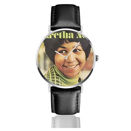 Reloj para Hombres y Mujeres Aretha Now Band Moda Negocio Casual Movimiento de Cuarzo Reloj de Pulsera con Correa de Cuero