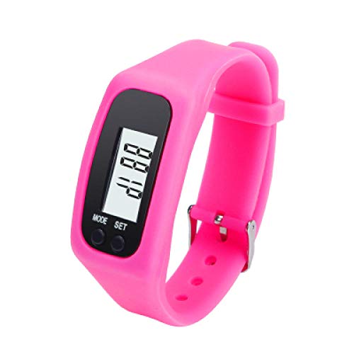 Reloj Relojes De Pulsera para Mujeres Diseño Multifunción LCD Digital Podómetro Fitness Correr Paso A Pie Distancia Contador De Calorías Reloj Pulsera