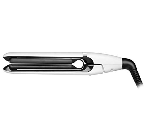 Remington Air Plates S2412 Plancha de Pelo Compacta, Cerámica Negra, Titanio, Suspensión de Placas Exclusiva, Color Blanco