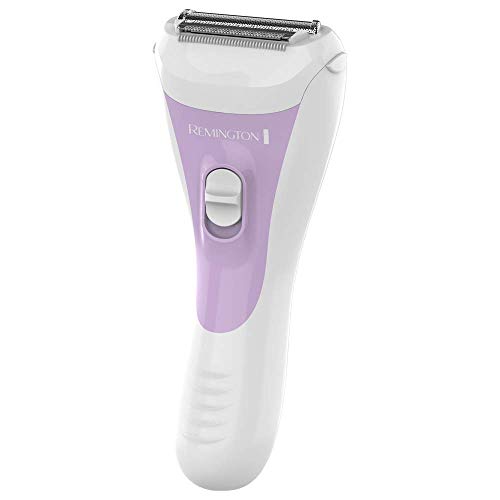 Remington Smooth & Silky WSF5060 Depiladora Femenina, Depiladora Eléctrica Inalámbrica 4 Accesorios, Blanco y Rosa, Uso Seco y Mojado, Zona del Bikini, Aloe Vera