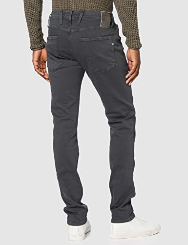 REPLAY Anbass Vaqueros Slim, Negro (Blackboard 290), W31/L32 (Talla del Fabricante: 31) para Hombre