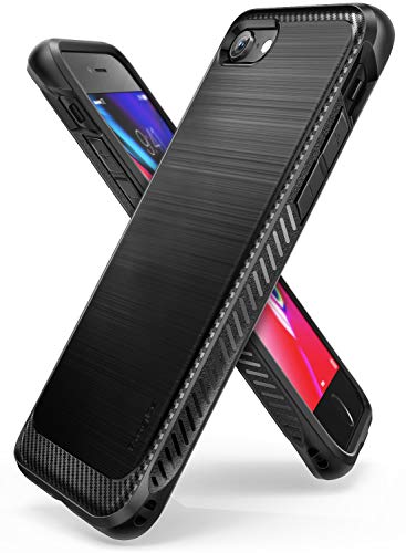 Ringke [ONYX] Funda iPhone 7 / iPhone 8, [Fuerza elástica] Durabilidad Flexible, Duradero antideslizante gota protección, TPU Defensivo para Apple iPhone 7 2016 - Black