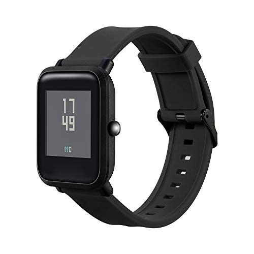 Riou Correa para Reloj,❤️Compatible con Xiaomi Amazfit Bip Reloj Juvenil Banda de Correa de muñeca de Silicona Suave Pulseras de Repuesto Calidad Exquisita