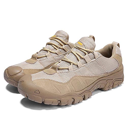 RLJJCS1163 Moda zapatillas de deporte for los hombres top del punto bajo de los zapatos corrientes Caminar Senderismo Deporte atan for arriba Fooling de punto del dedo del pie redondo antideslizante t