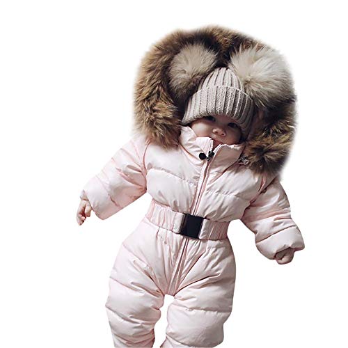 Ropa Bebe Niño Niña Otoño Invierno 2018 Chaqueta de Mameluco de Invierno niña bebé niño Mono con Capucha Abrigo con Abrigo Grueso y cálido