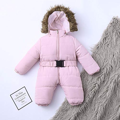 Ropa Bebe Niño Niña Otoño Invierno 2018 Chaqueta de Mameluco de Invierno niña bebé niño Mono con Capucha Abrigo con Abrigo Grueso y cálido