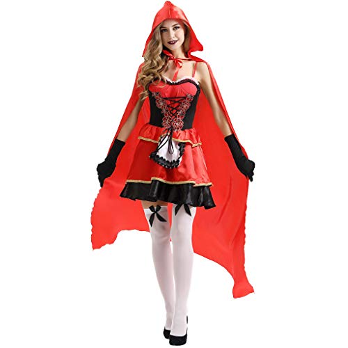 Ropa de Mujer Vestido de Capa Sexy Traje Cosplay Ropa de Halloween Festival Juegos de n Vestir y maquillar