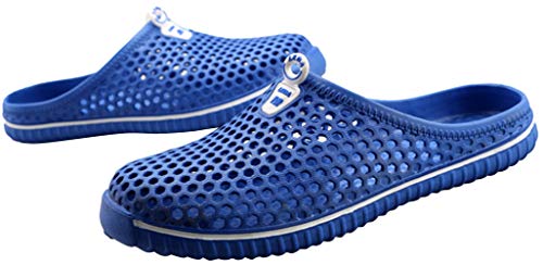 SAGUARO Unisex Sandalias de Playa Ahueca hacia Fuera Las Zapatillas Verano Ligeros Respirable Zapatos de Interior Exterior del Deslizador,Etiqueta 42=41 EU Azul Profundo