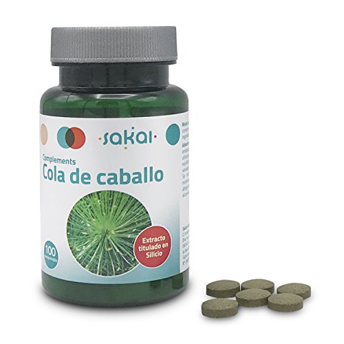 Sakai – Cola de caballo en comprimidos (diurético natural, remineralizador, fuente natural de silicio orgánico)