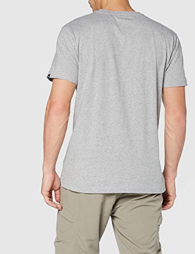 SALEWA Thom CO M S/S Camiseta, Hombre, Grey Melange, 50/L