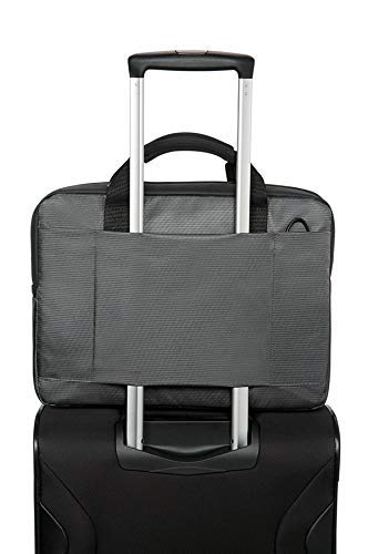 Samsonite Qibyte Office Case 14.1" Bolso Bandolera, 8.5 litros, Color Antracita