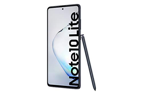 Samsung Galaxy Note 10 Lite - Smartphone de 6.7" FHD+ (4G, Dual SIM, 6GB RAM, 128GB ROM, cámara trasera 12MP(W)+12MP(UW)+12MP, cámara frontal 32MP, Octacore Exynos 9810), Aura Black [Versión española]