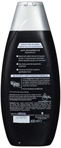 Schwarzkopf Schauma - Champú anticaspa intensivo (1 x 400 ml)