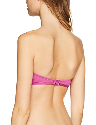 Seafolly Quilted Bustier Tops de Bikini, Violeta (Berry), 38 para Mujer