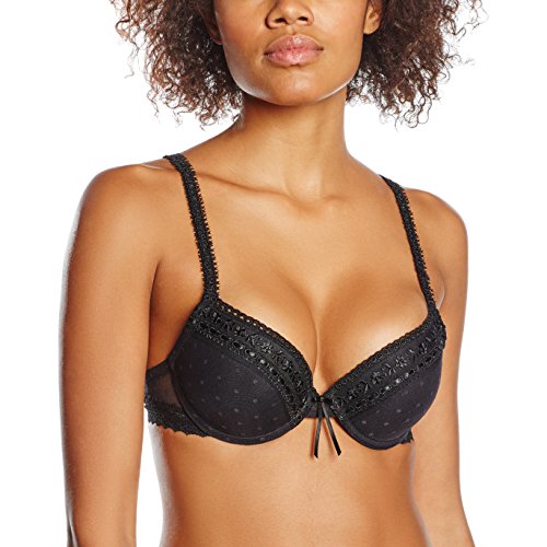 Selene - Sujetador Casandra Push Up, color negro, talla 95B