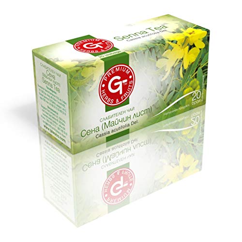 ?Senna Té Fruit & Leaves 30g Laxante natural | BteaCo para Kuker Detox Tea 20 bolsitas de té | Té en bolsas | Limpieza de colon dietética natural | Ayuda para bajar de peso | Libre de cafeína