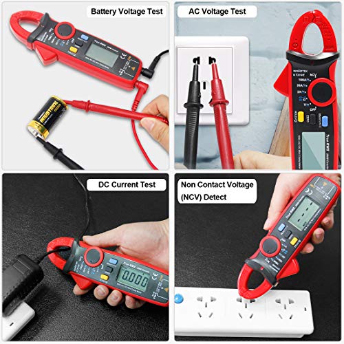 Signstek – UT210E Handheld RMS AC/DC Mini Digital Clamp Meter Resistencia Capacitancia Tester