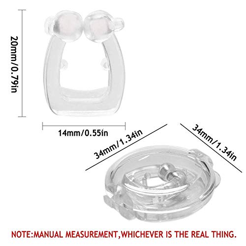 Silicona Magnético Anti Ronquidos Detener Ronquidos Nariz Clip Sueño Bandeja Ayuda para Dormir Dispositivo De Guardia De Apnea Noche