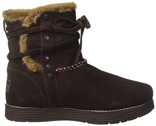 Skechers Adorbs-Plushy, Botas para Mujer, Marrón (Chocolate), 38 EU