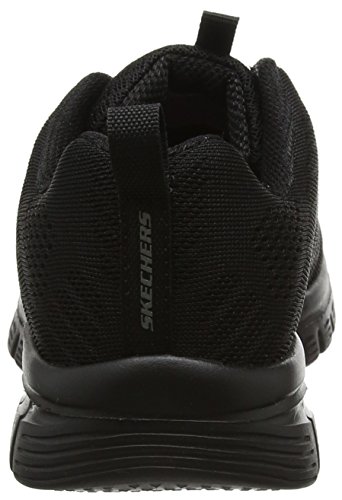 Skechers Women 12615 Low-Top Trainers, Black (Black Mesh/Trim Bbk), 3 UK (36 EU)