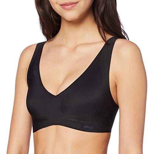 Sloggi Zero Feel N Ex Sujetador, Negro (Black 0004), XL para Mujer