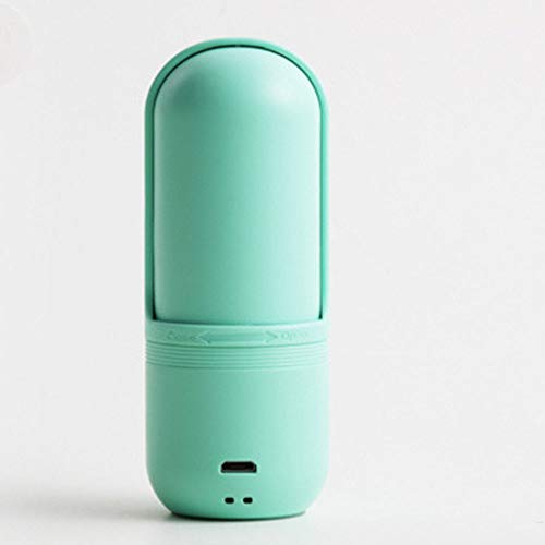 Smart Capsule Fan Usb de carga extraíble Portátil Mini Handheld Nuevo diseño Plegadora de doble control de velocidad Pequeño secador de pelo