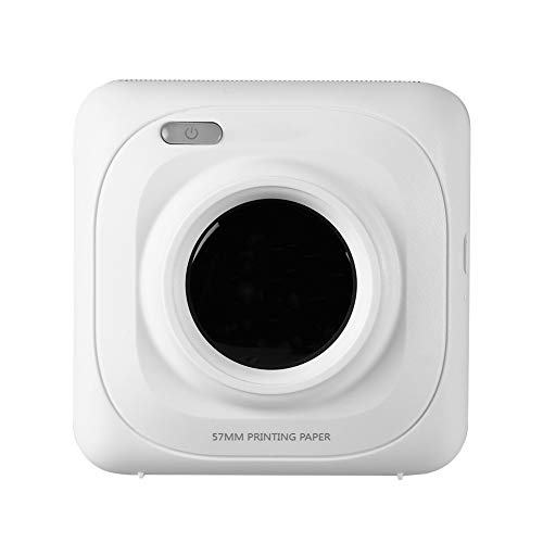 SODIAL Impresora Portatil Mini Bluetooth Inala Mbrico Porta Til Impresora De Foto Imagen Termica POS para Android iOS Telefono Movil