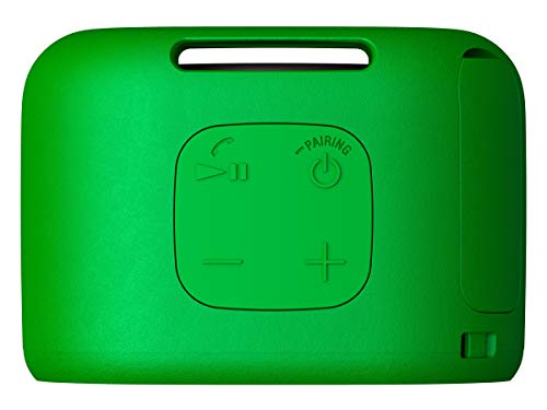 Sony SRSXB01G - Altavoz inalámbrico portátil (Compacto, Bluetooth, Extra Bass, 6h de batería, Resistente al Agua IPX5, Viene con Correa) Color Verde