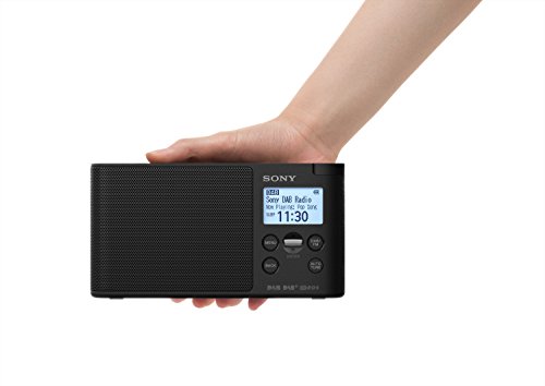 Sony XDRS41DB.EU8 - Radio portátil Digital (Dab/Dab+/FM, Altavoz, 5 presintonías Digitales y 5 analógicas, Pantalla LCD, Temporizador, Adaptador CA) Negro