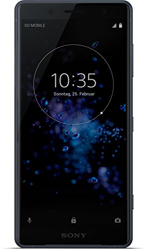 Sony Xperia XZ2 Compact Smartphone (12,7 cm (5 pulgadas) pantalla IPS Full HD +, 64 GB de memoria interna y memoria RAM de 4 GB) negro [Versión alemana: Podría presentar problemas de compatibilidad]