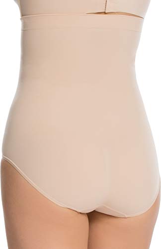 Spanx Higher Power Panties Ropa Interior, Beige, S para Mujer