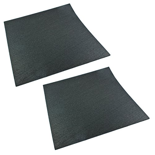 Spares2go Multiuso Anti Vibración Base de bajo nivel de ruido – alfombrilla de goma para lavadora (Pack de 2)