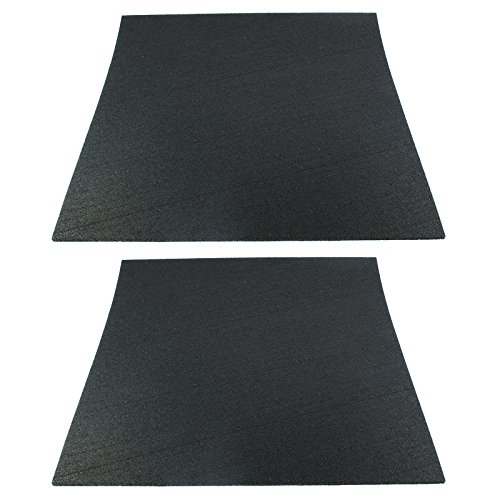 Spares2go Multiuso Anti Vibración Base de bajo nivel de ruido – alfombrilla de goma para lavadora (Pack de 2)