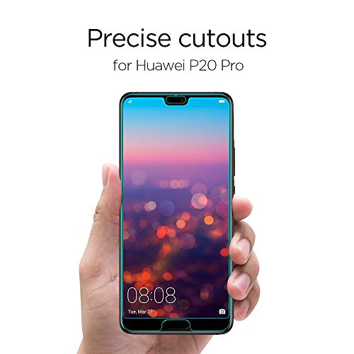 Spigen, Cristal Templado Compatible con Huawei P20 Pro, [Caso amistoso], 3D Cobertura Completa, Anti-Scratch, Cristal Vidrio Templado Premium para Huawei P20 Pro (L23GL23082)