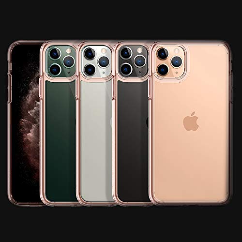 Spigen Ultra Hybrid Funda iPhone 11 Pro, Compatible con Apple iPhone 11 Pro (5.8") 2019 - Rose Crystal