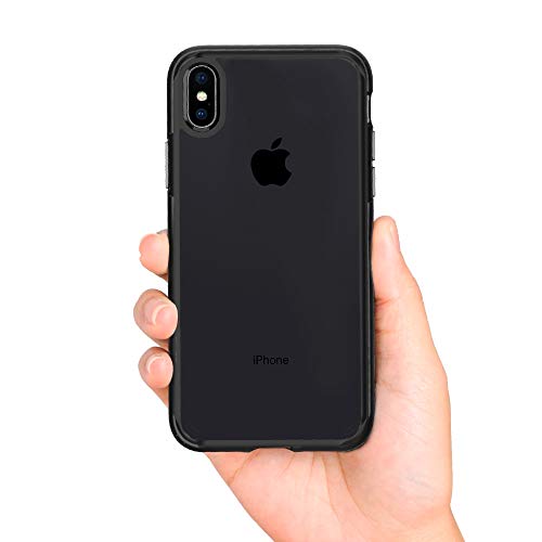 Spigen Ultra Hybrid Funda iPhone XS/X con Tecnología de cojín de Aire y protección híbrida de la Gota para iPhone XS 5.8" (2018) & X (2017) - Negro