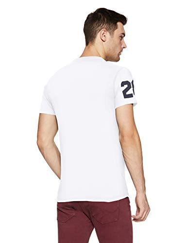 Superdry Vintage Logo Tri tee Camiseta de Tirantes, Blanco (Optic 01C), S para Hombre