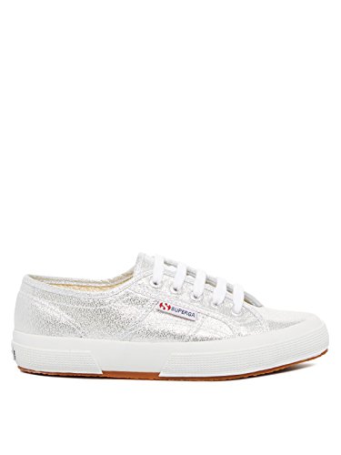 Superga Lamew, Zapatillas de Tela Mujer, Plateado (031), 39 EU