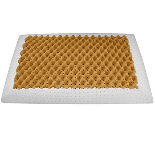 supply24 Ortopédico Gel/Espuma de Gel Air Masaje Almohada/Almohada Cervical/Almohada Soporte Cervical 80 x 40 X 12 cm Cojín con 2 Lados Suave + Medio