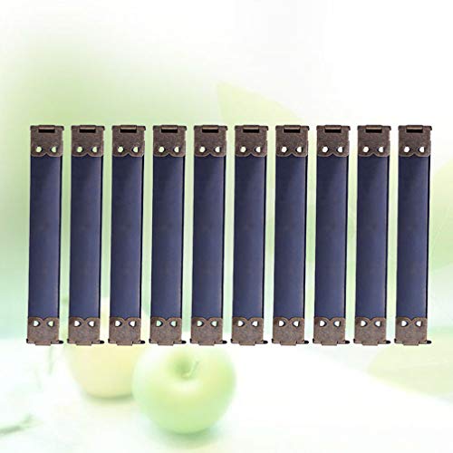 SUPVOX 10pcs marco flexible interno 12cm accesorios de clips de repuesto de metal para bolso de cierre bolso monedero