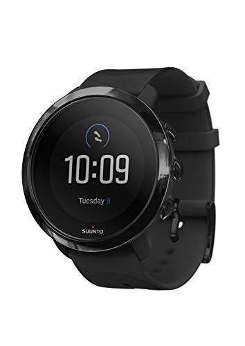 Suunto 3 Fitness - Reloj Multideporte con GPS y pulsómetro incorporado, Pantalla Matricial, Unisex Adulto, Negro/Negro (All Black), Talla Única