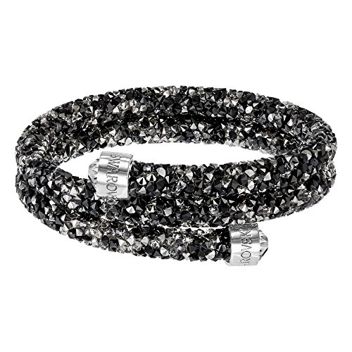 Swarovski Brazalete Crystaldust Double, multicolor