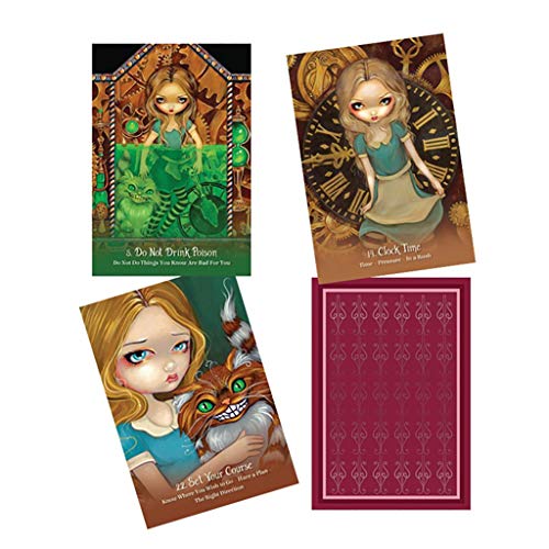 Tarot, Alice: Wonderland Oracle Card Tarot, Juego De Mesa De Entretenimiento Juvenil, Juego De Mesa, Tarot Card, Daily Witch Oracle Card