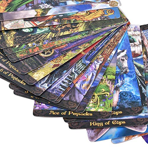 Tarot Illuminati Kit Tarjetas 78 | Combinando Belleza Artística, Profundidad Simbólica Y Vigor Intuitivo, Los Tarot Illuminati Calientan El Alma Y Liberan La Mente, Una Búsqueda Profunda