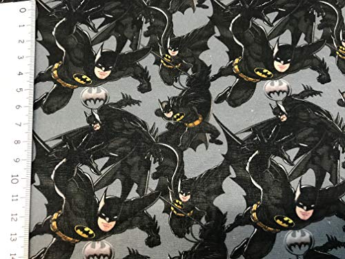 tela de BATMAN 100% popelín algodón 1 mts x 140 cms