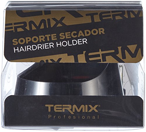 Termix- Soporte para secador de pelo color negro de material resistente