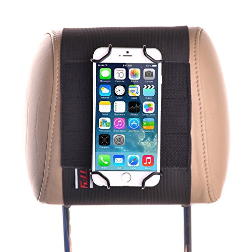 TFY Soporte para Reposacabezas de Coche para Teléfonos Inteligentes y Tablets-Fire phone iPhone 6/6S&iPhone 6/6S Plus - iPad & iPhone 4/5 Samsung Galaxy cell phone and Tab - Nexus 5 / 7 / 10 - HTC Desire / Butterfly / One (Max & Mini)