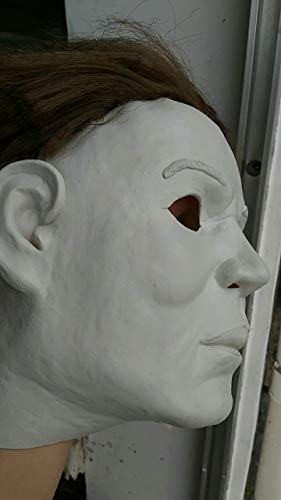 thematys Máscara de película de Terror Máscara de Michael Myers Carnaval, Halloween y Carnaval - Disfraz de Adulto - Látex, Unisexo Talla única